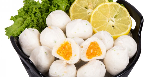 Fishball with roe